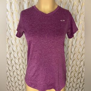{Champion} Short Sleeve Purple Athletic Shirt - Size XL (14/16)